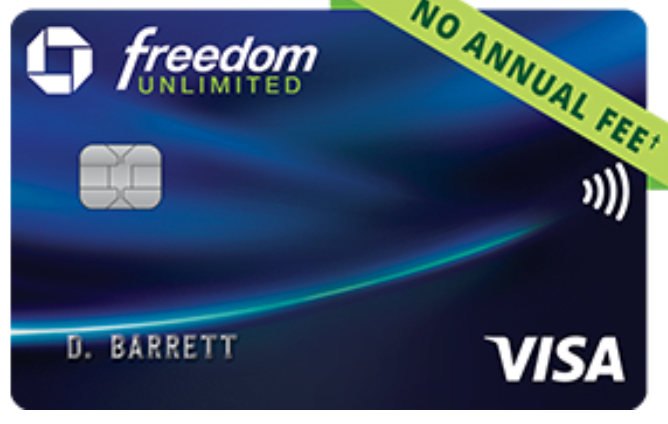 Chase Freedom Unlimited Card Photo