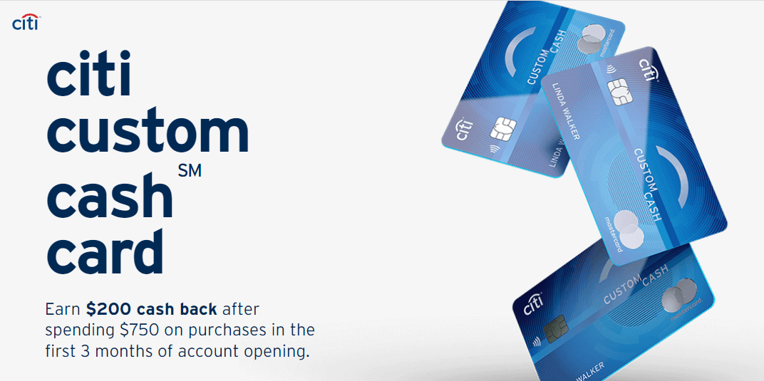 Citi Custom Cash Card Bonus
