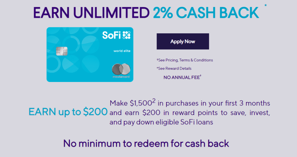 SoFi Credit Card 200 Bonus