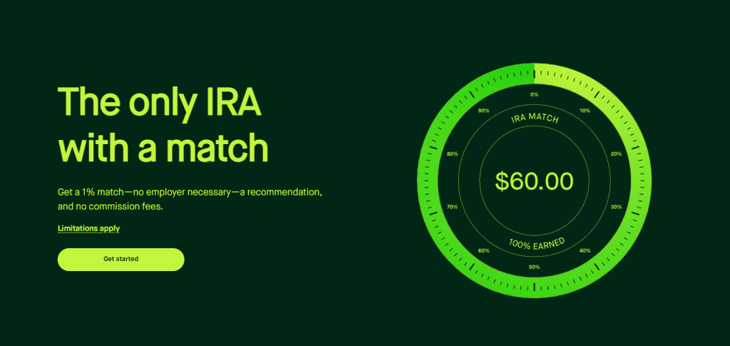Robinhood IRA 1% Match